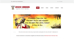 Desktop Screenshot of covenantcommission.org